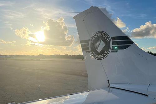 A plane from Paragon Flight Training